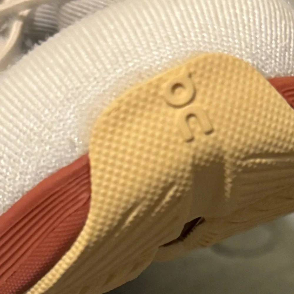 On Cloud X 3 Running Shoe Auburn/Ice Mesh White Women9.5 Men 8 ✨EUC! Trending - Picture 9 of 12